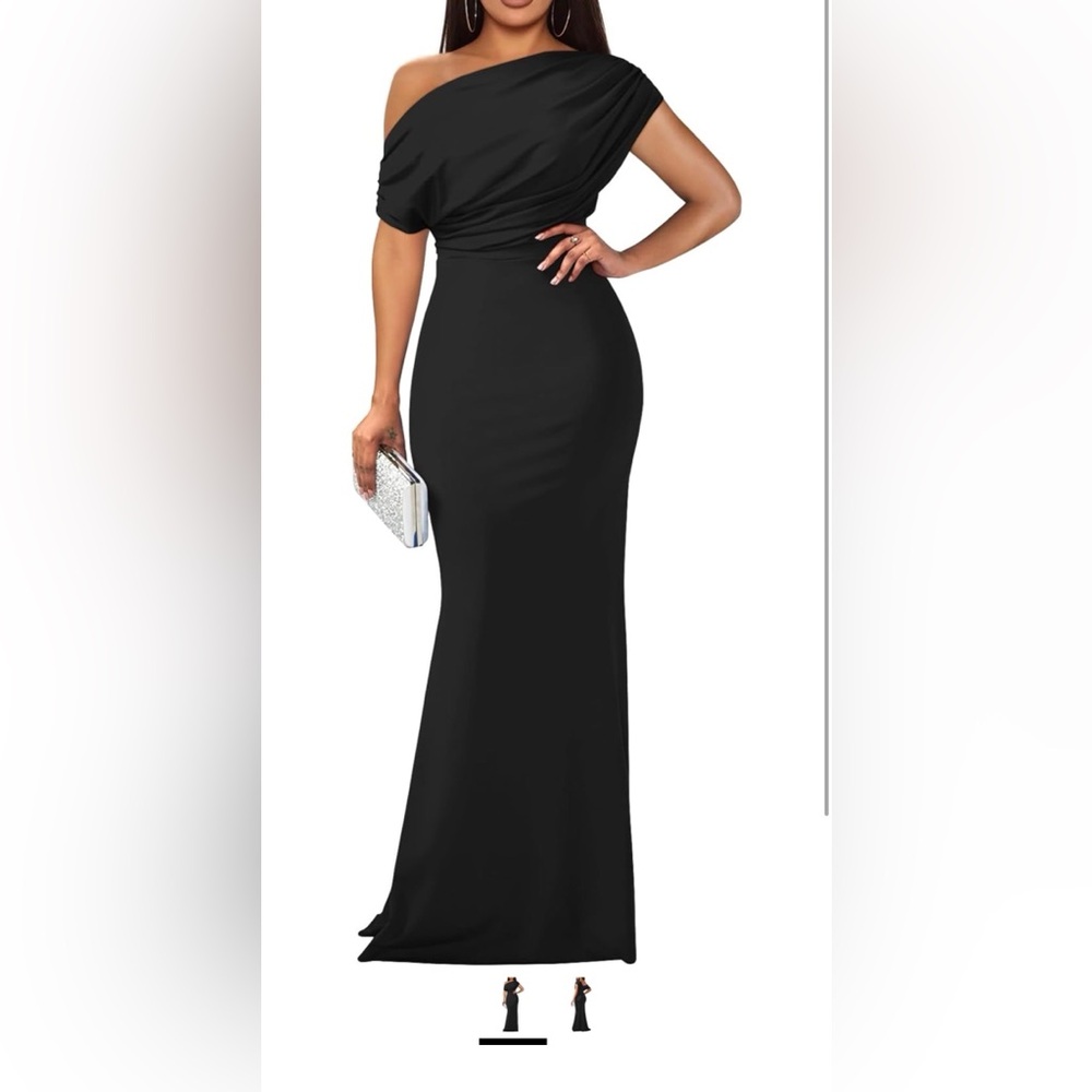 Source Unknown Black Wedding Dress
